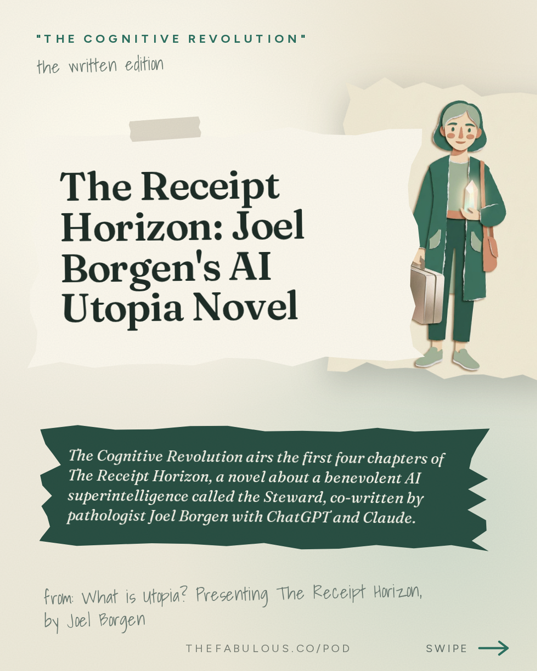 The Receipt Horizon: Joel Borgen's AI Utopia Novel — "The Cognitive Revolution" : What is Utopia? Presenting The Receipt Horizon, by Joel Borgen – Chapters 1–4