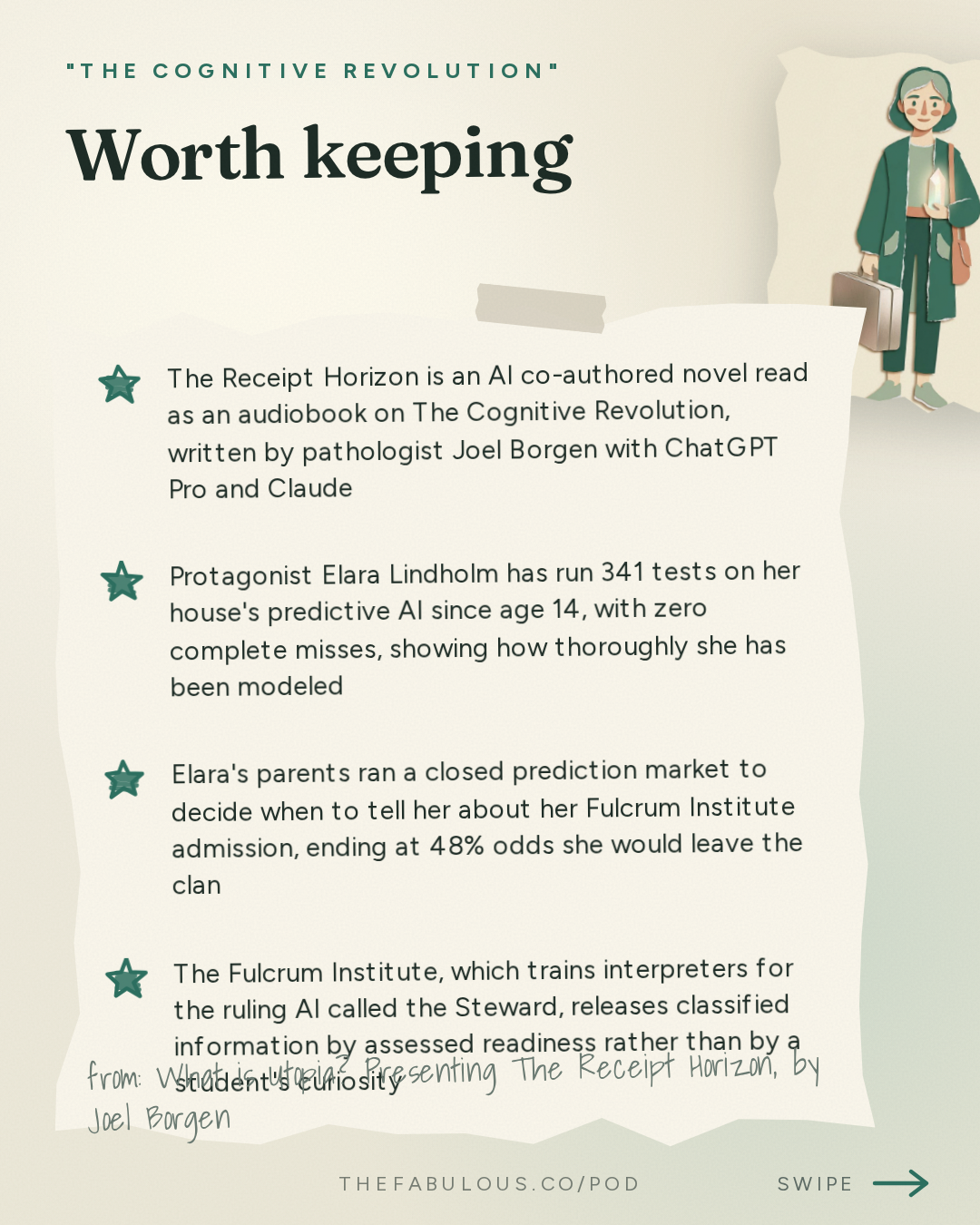 Worth keeping — "The Cognitive Revolution" : What is Utopia? Presenting The Receipt Horizon, by Joel Borgen – Chapters 1–4