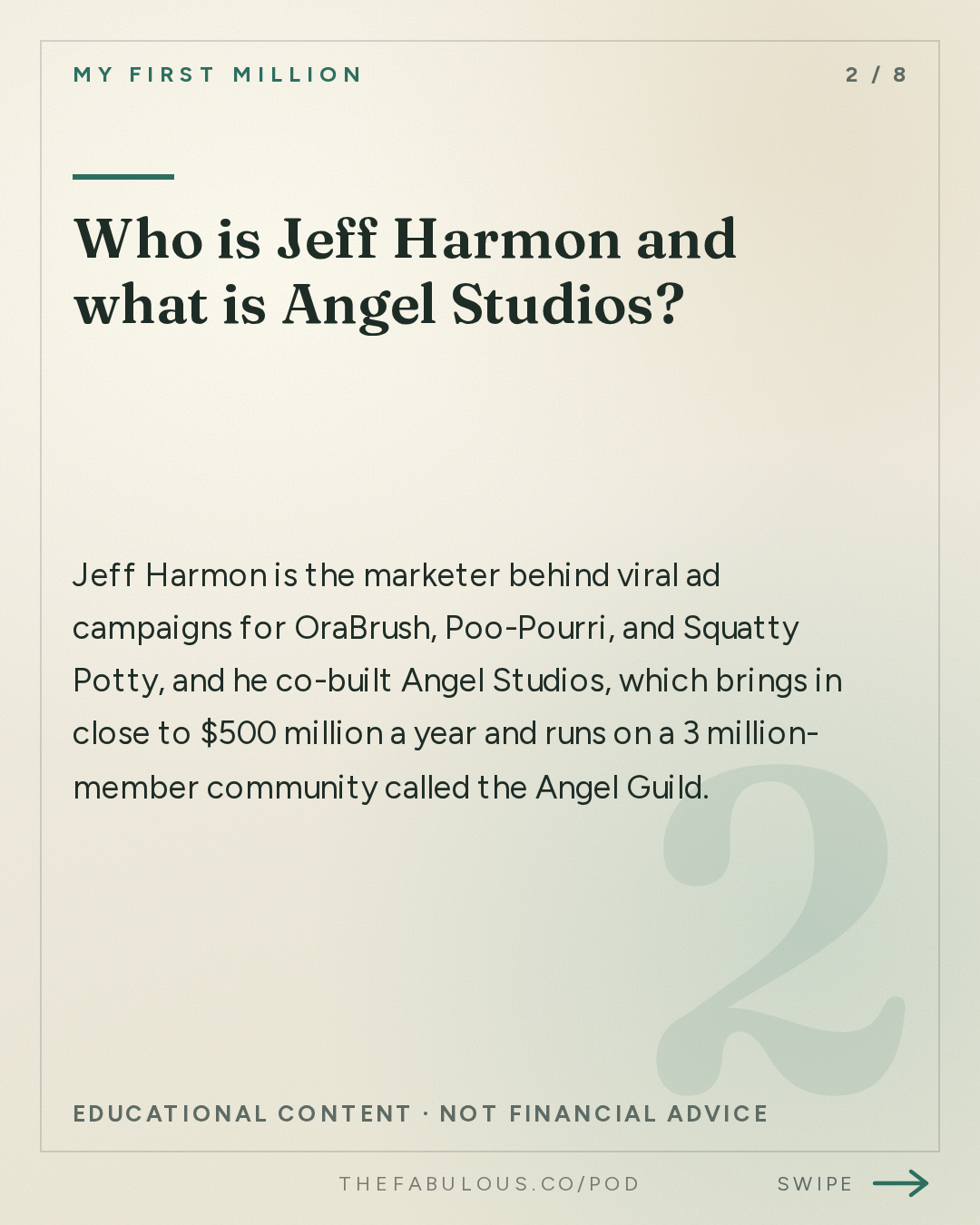 Who is Jeff Harmon and what is Angel Studios? — My First Million: The creative genius behind Squatty Potty & Poo-Pourri reveals his marketing playbook