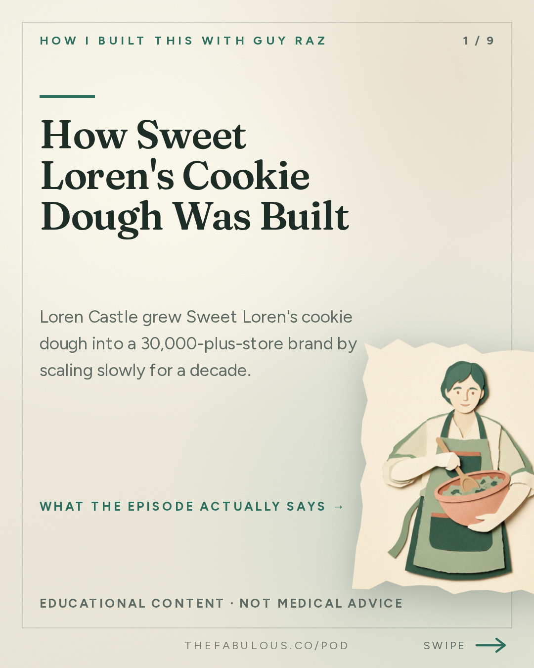 How Sweet Loren's Cookie Dough Was Built — How I Built This with Guy Raz: Sweet Loren’s: Loren Castle. How A Recipe Makeover Built a National Cookie Brand