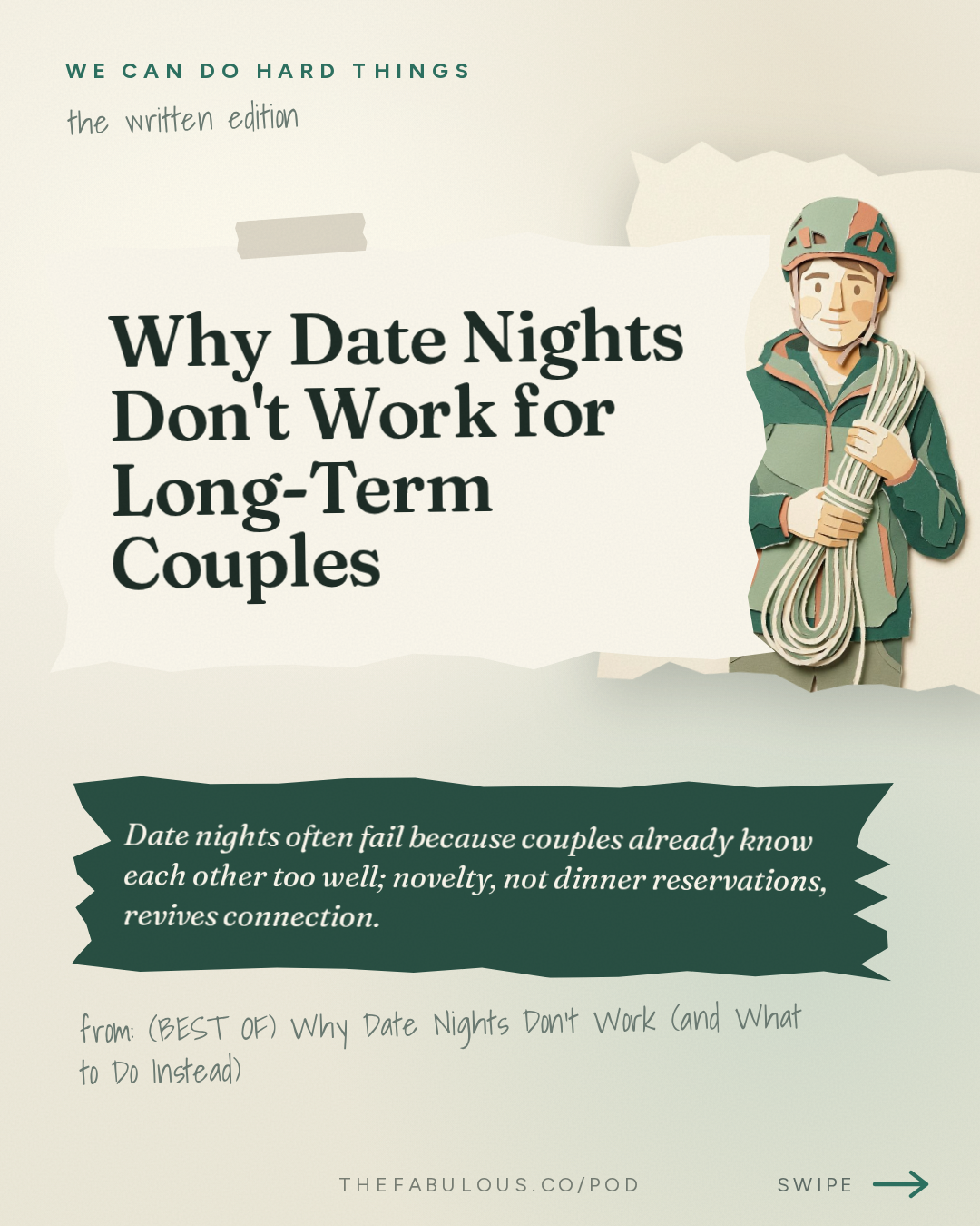 Why Date Nights Don't Work for Long-Term Couples — We Can Do Hard Things: (BEST OF) Why Date Nights Don’t Work (and What to Do Instead)