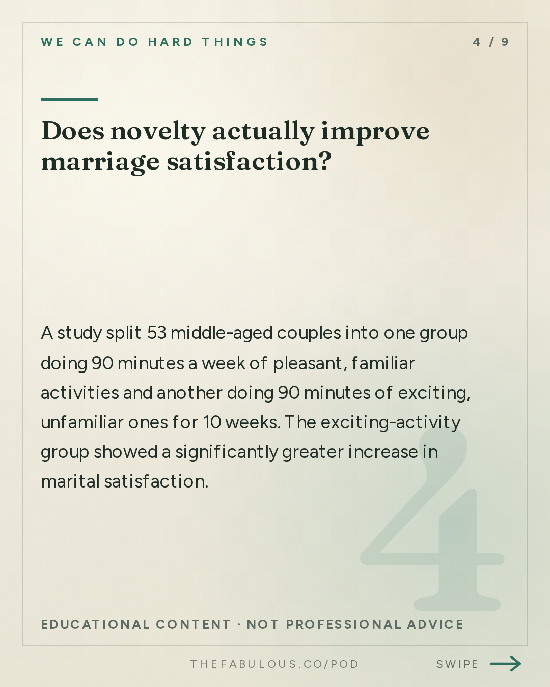 Does novelty actually improve marriage satisfaction? — We Can Do Hard Things: (BEST OF) Why Date Nights Don’t Work (and What to Do Instead)