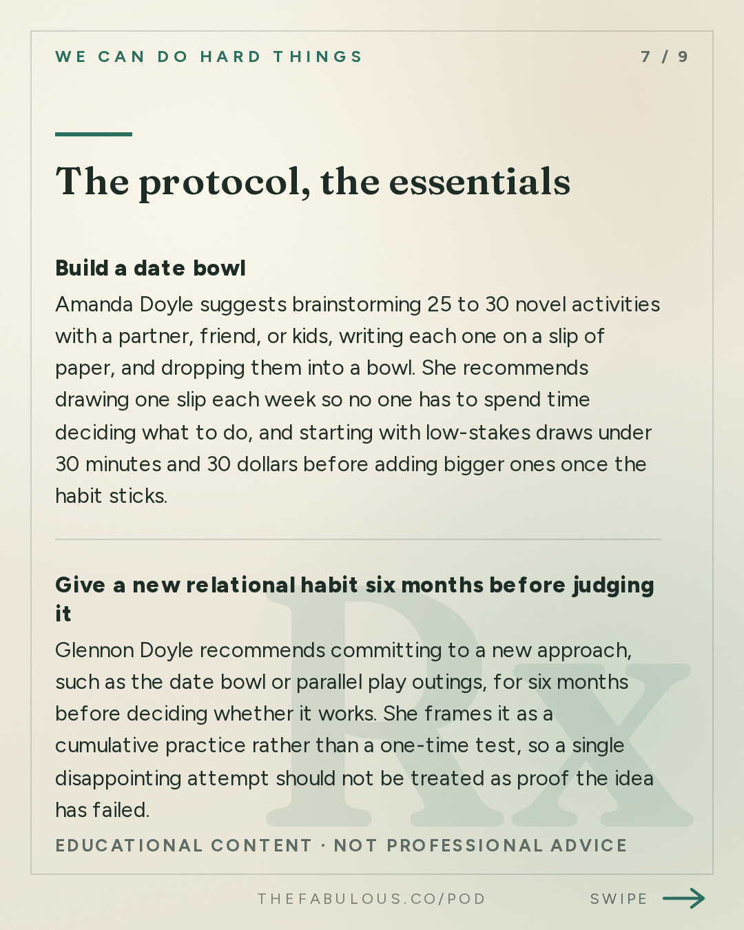 The protocol, the essentials — We Can Do Hard Things: (BEST OF) Why Date Nights Don’t Work (and What to Do Instead)