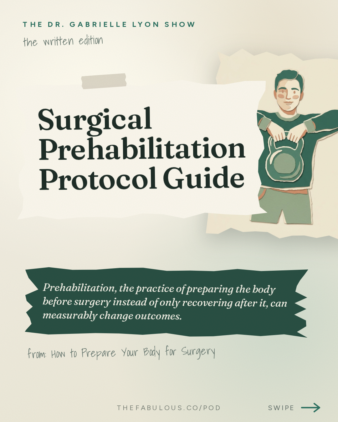 Surgical Prehabilitation Protocol Guide — The Dr. Gabrielle Lyon Show: How to Prepare Your Body for Surgery: Protein, Prehab and the 5 Days That Change Your Recovery | Dr. Rebecca Knackstedt