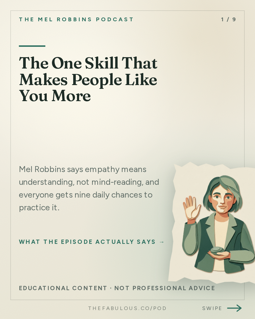 The One Skill That Makes People Like You More — The Mel Robbins Podcast: This One Skill Makes Every Relationship Better