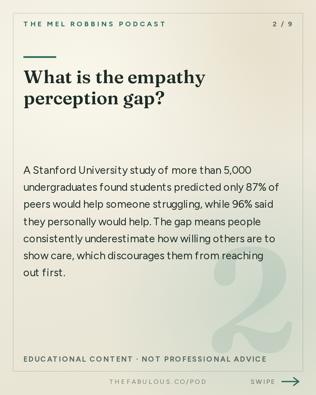 What is the empathy perception gap? — The Mel Robbins Podcast: This One Skill Makes Every Relationship Better