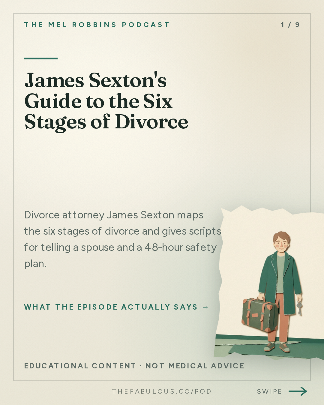 James Sexton's Guide to the Six Stages of Divorce — The Mel Robbins Podcast: The Ultimate Guide to Divorce (For You & The People You Love)