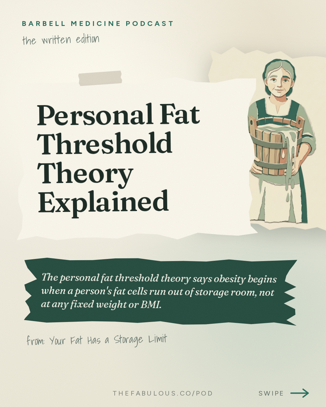Personal Fat Threshold Theory Explained — Barbell Medicine Podcast: Your Fat Has a Storage Limit