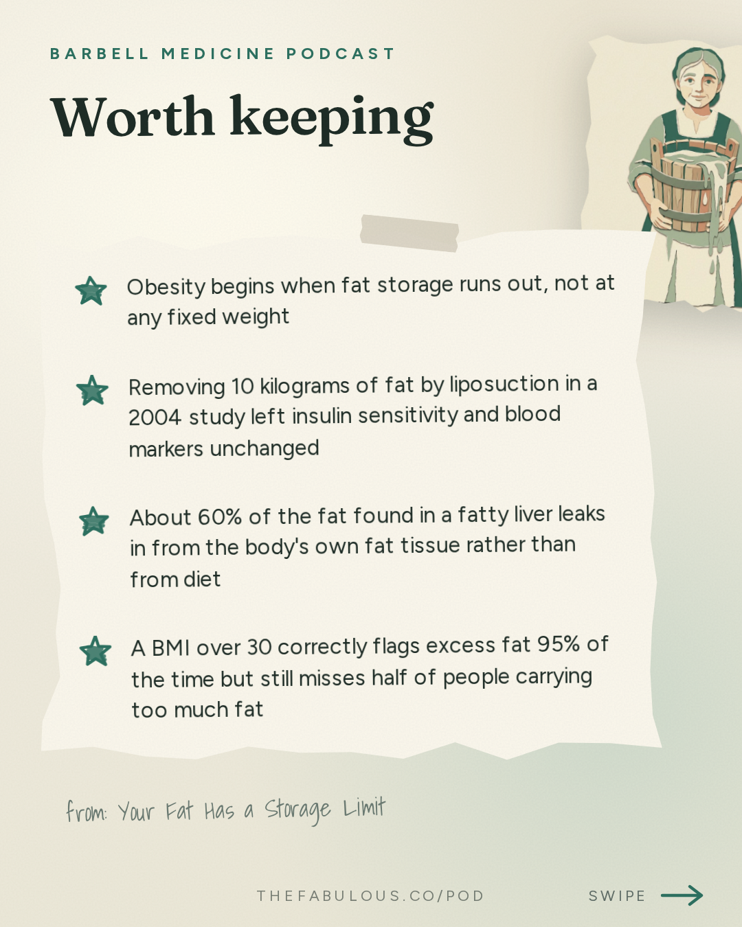 Worth keeping — Barbell Medicine Podcast: Your Fat Has a Storage Limit