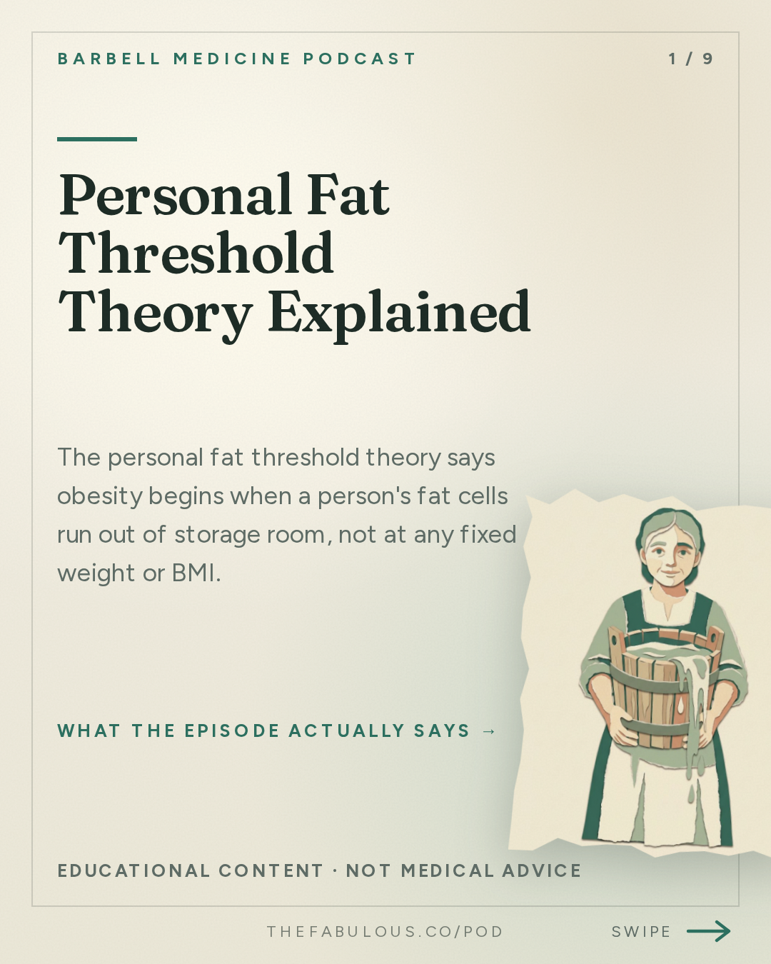 Personal Fat Threshold Theory Explained — Barbell Medicine Podcast: Your Fat Has a Storage Limit