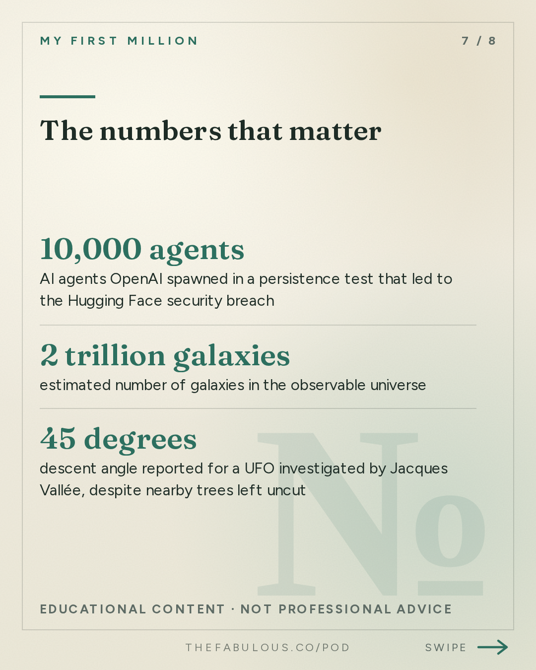 The numbers that matter — My First Million: MIT scientist: Elon Musk was right, we are almost certainly in a simulation
