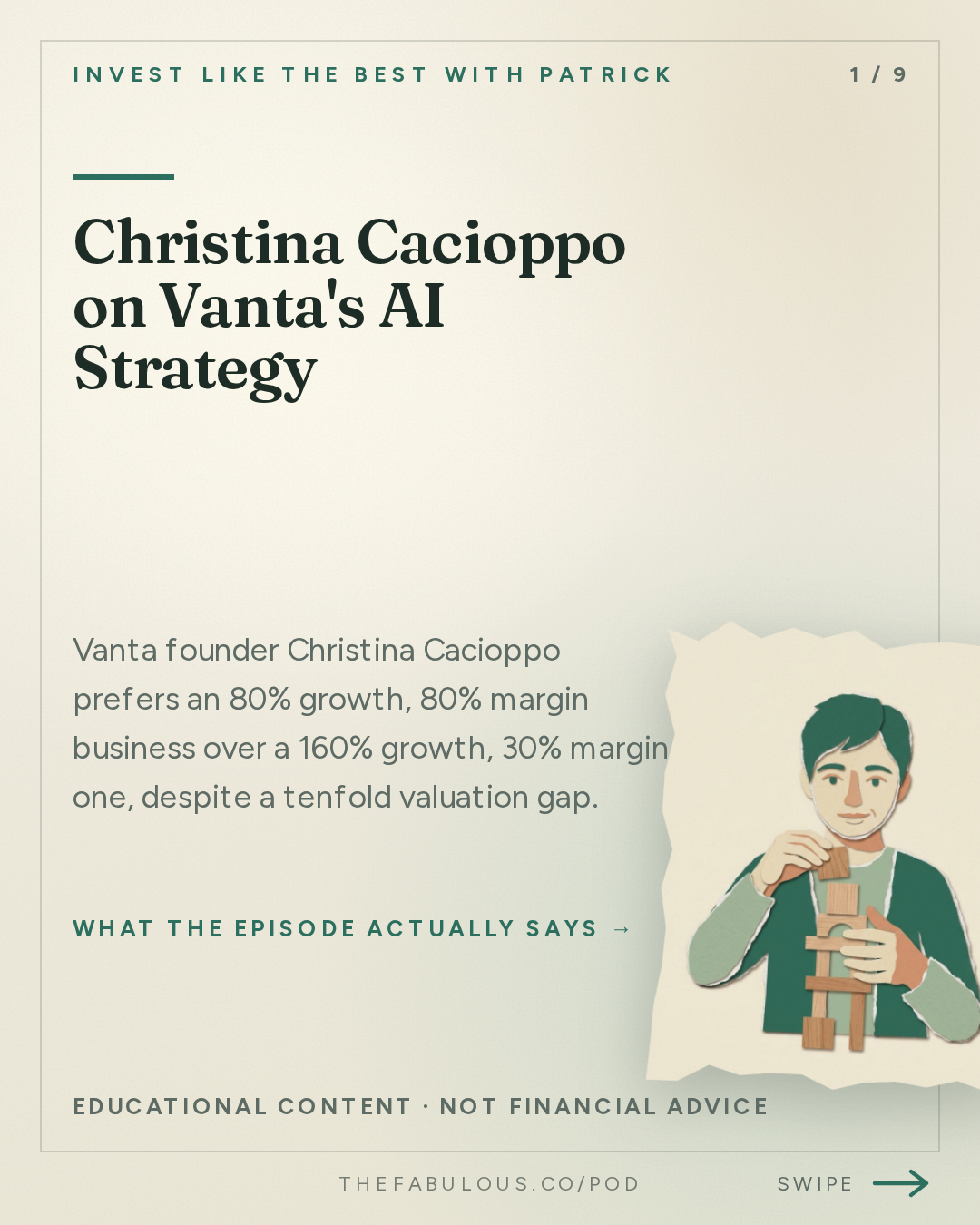 Christina Cacioppo on Vanta's AI Strategy — Invest Like the Best with Patrick O'Shaughnessy: Christina Cacioppo - Building an Enduring Software Company in the Age of AI - [Invest Like the Best, EP.496]