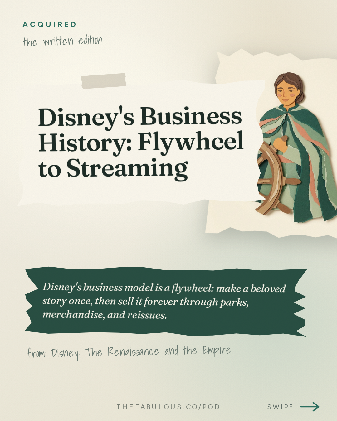 Disney's Business History: Flywheel to Streaming — Acquired: Disney: The Renaissance and the Empire