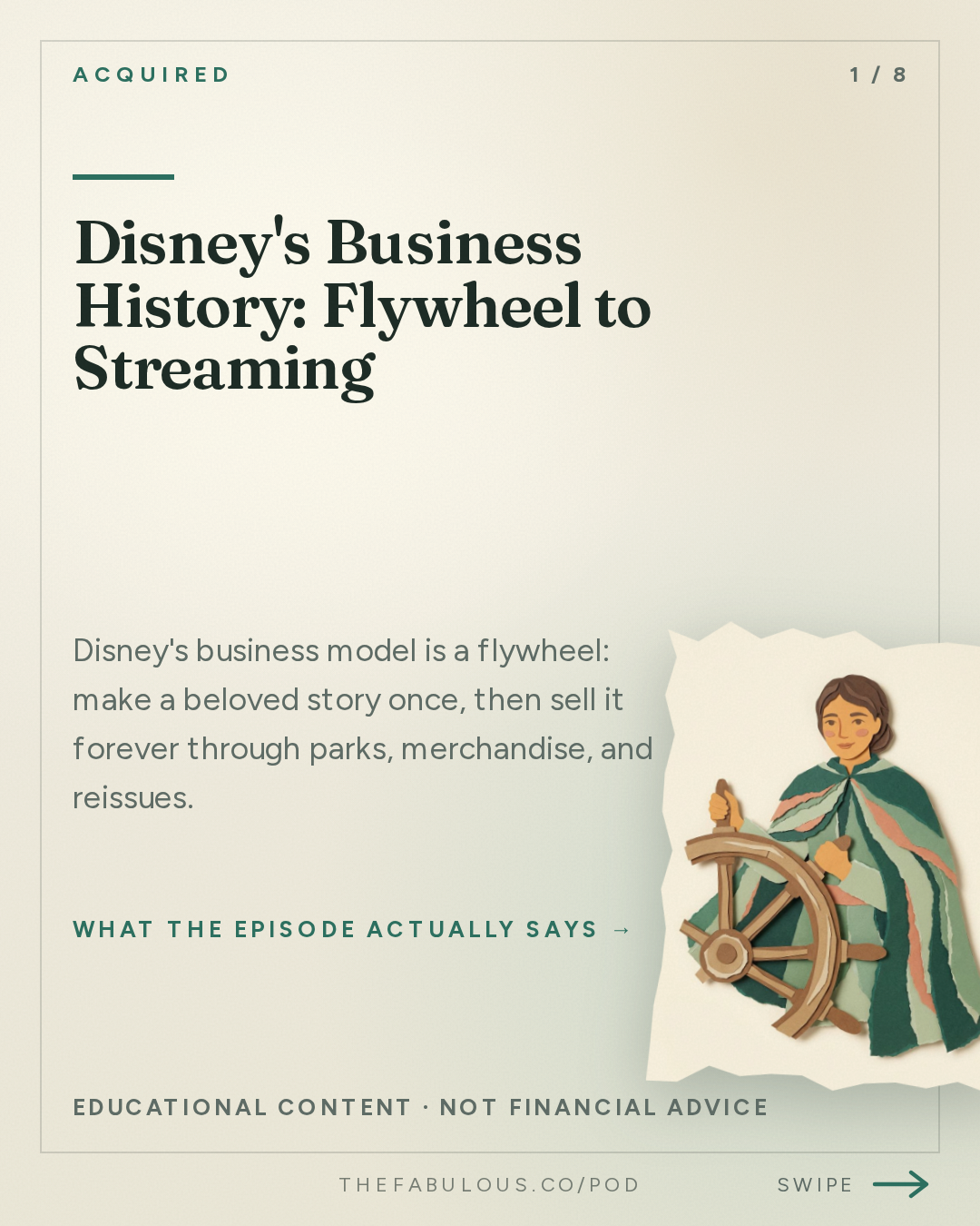 Disney's Business History: Flywheel to Streaming — Acquired: Disney: The Renaissance and the Empire