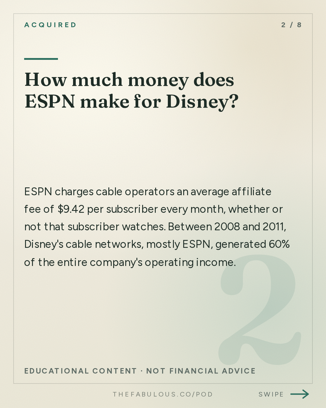 How much money does ESPN make for Disney? — Acquired: Disney: The Renaissance and the Empire
