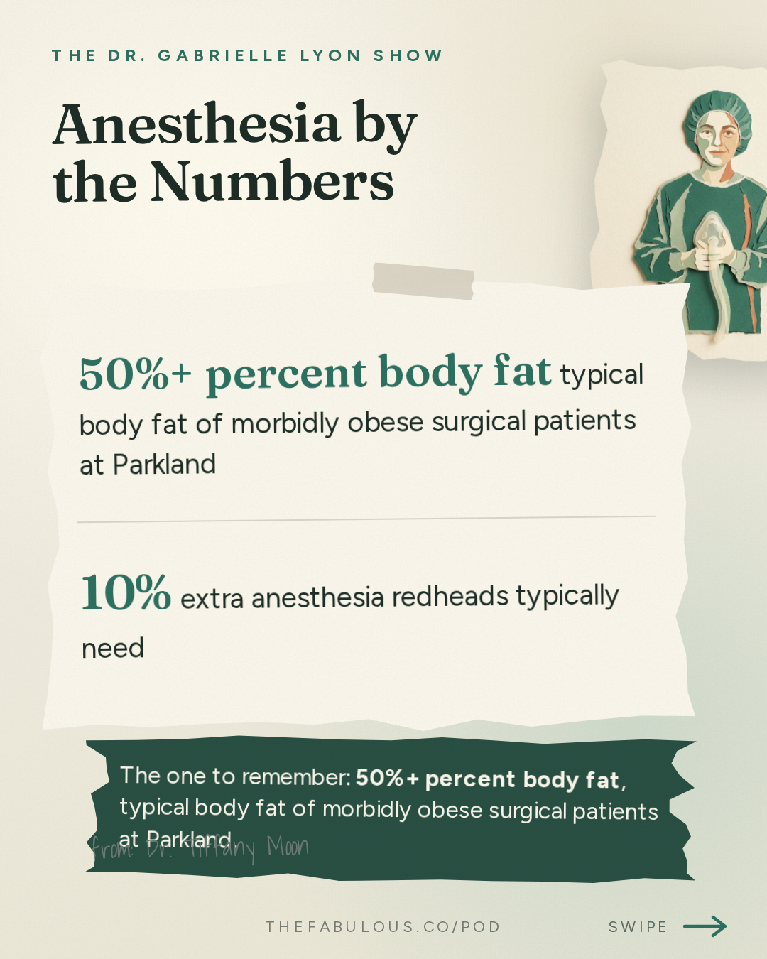 Anesthesia by the Numbers — The Dr. Gabrielle Lyon Show: Dr. Tiffany Moon: Is Anesthesia Safe? What Patients Fear vs. What Actually Happens