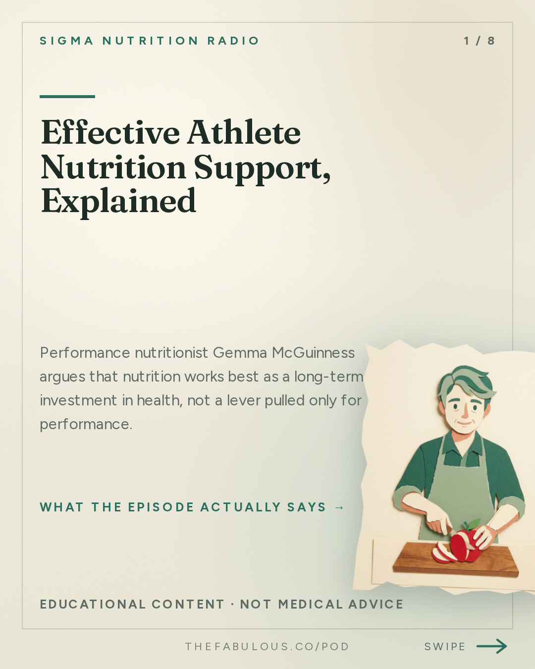 Effective Athlete Nutrition Support, Explained — Sigma Nutrition Radio: #617: What Does Effective Athlete Support Look Like in Practice? – Gemma McGuinness