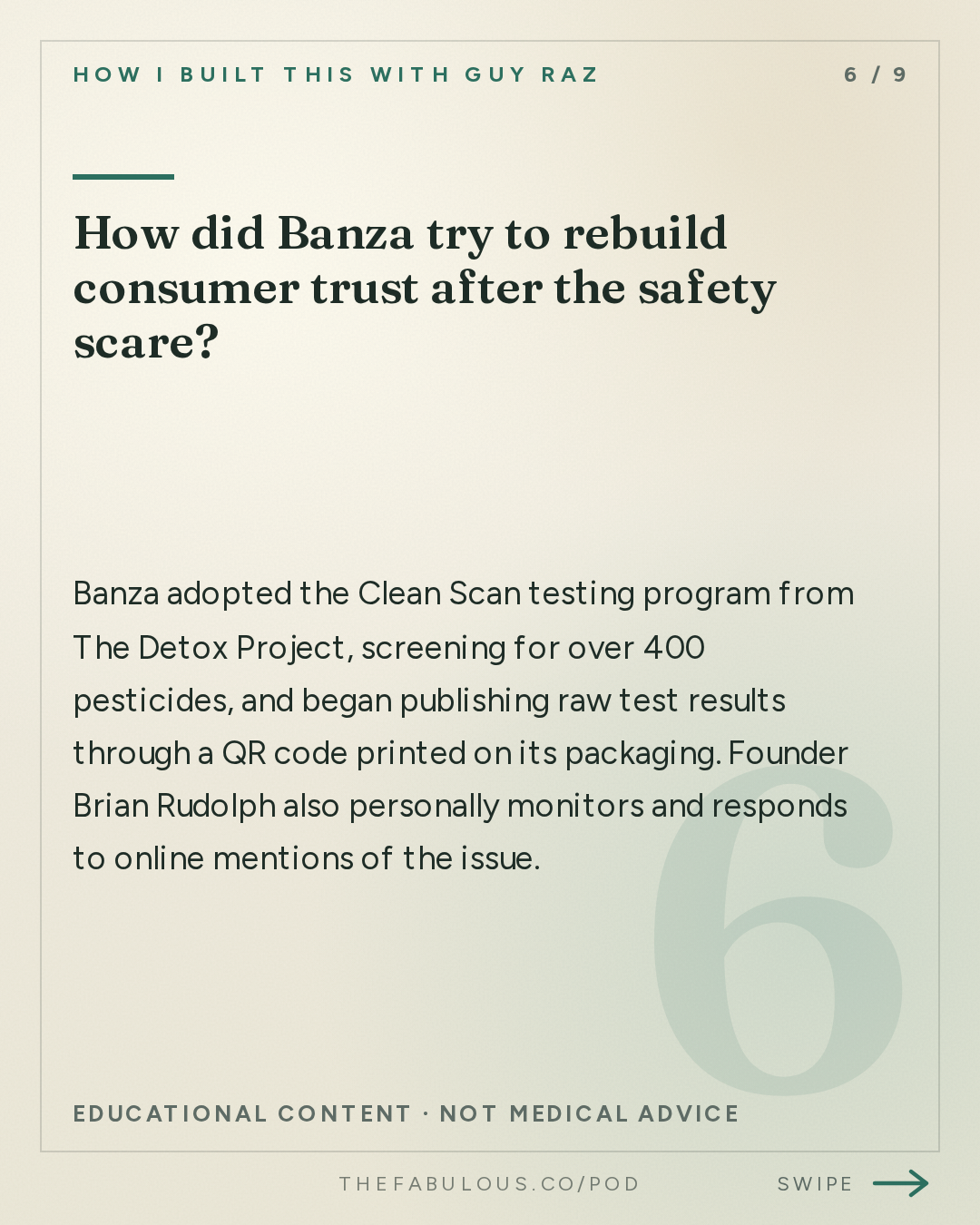 How did Banza try to rebuild consumer trust after the safety scare? — How I Built This with Guy Raz: Banza: Brian Rudolph. The Chickpea Pasta That Nearly Turned to Mush