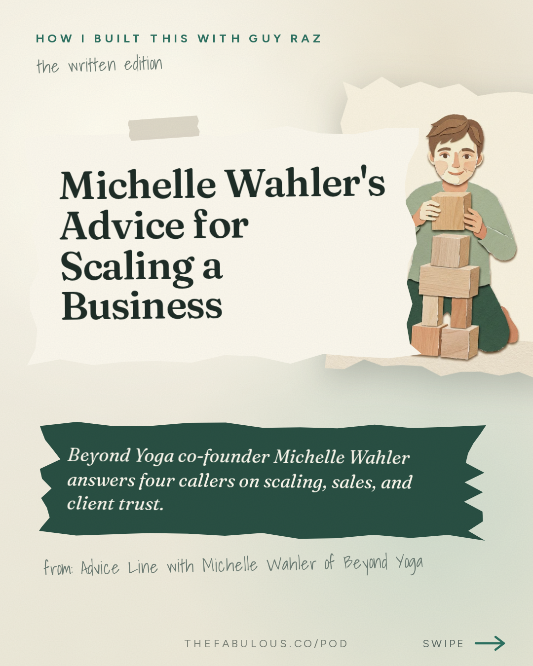 Michelle Wahler's Advice for Scaling a Business — How I Built This with Guy Raz: Advice Line with Michelle Wahler of Beyond Yoga