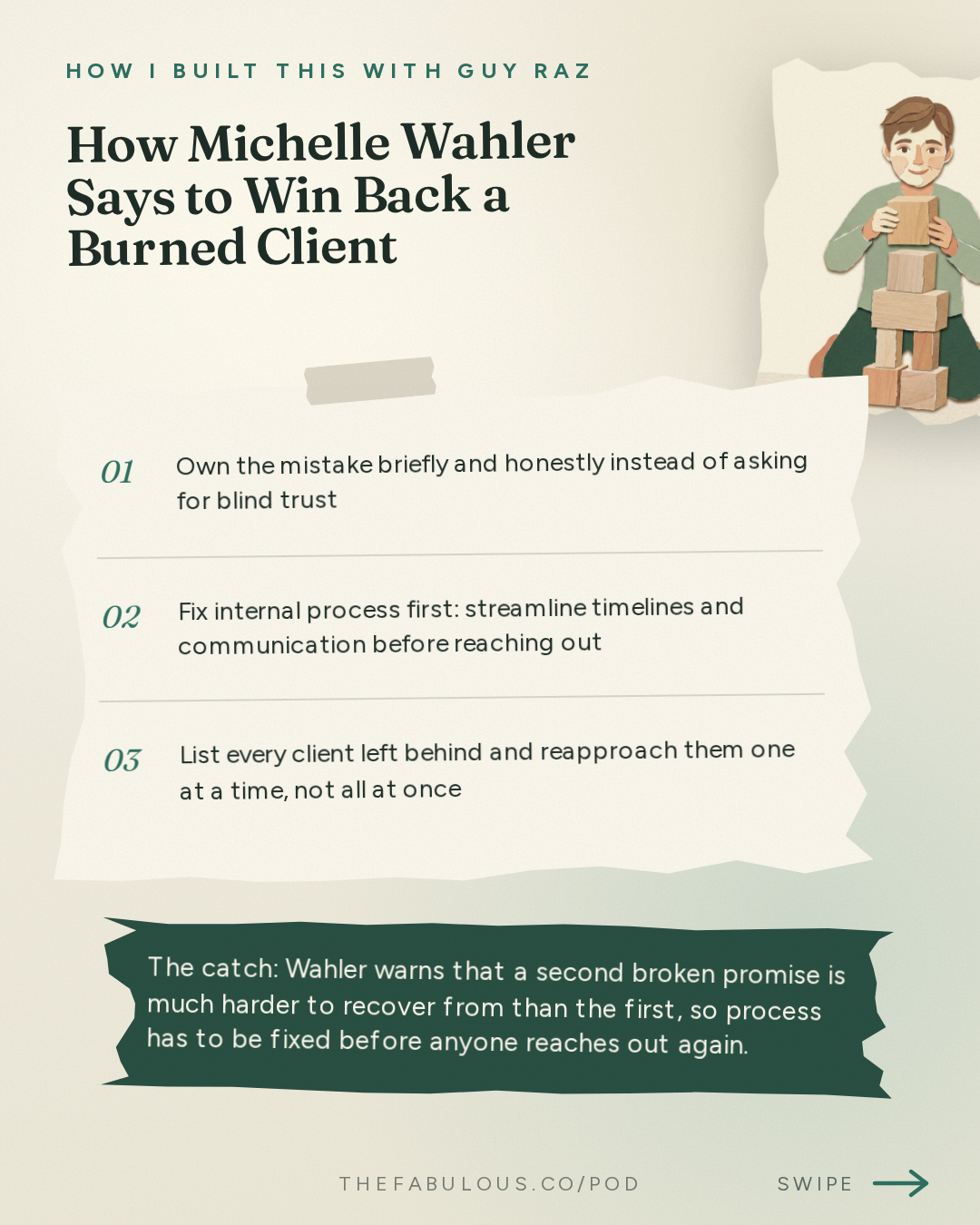 How Michelle Wahler Says to Win Back a Burned Client — How I Built This with Guy Raz: Advice Line with Michelle Wahler of Beyond Yoga