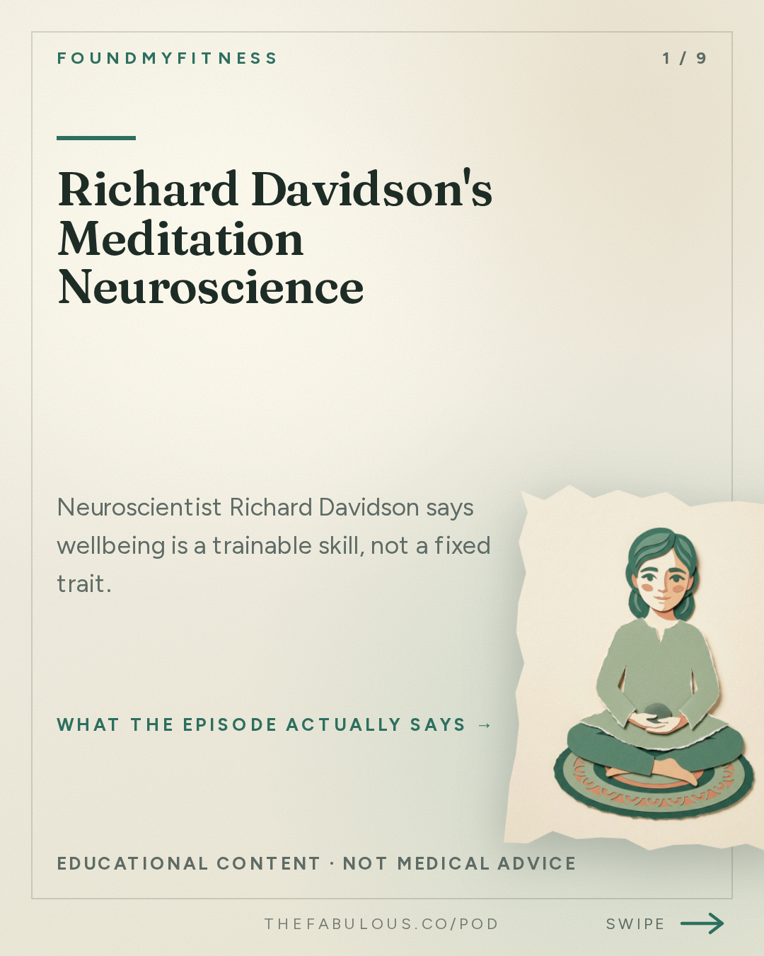 Richard Davidson's Meditation Neuroscience — FoundMyFitness: #114 How Meditation Rewires Your Brain, Gut, & Immune System | Dr. Richard Davidson