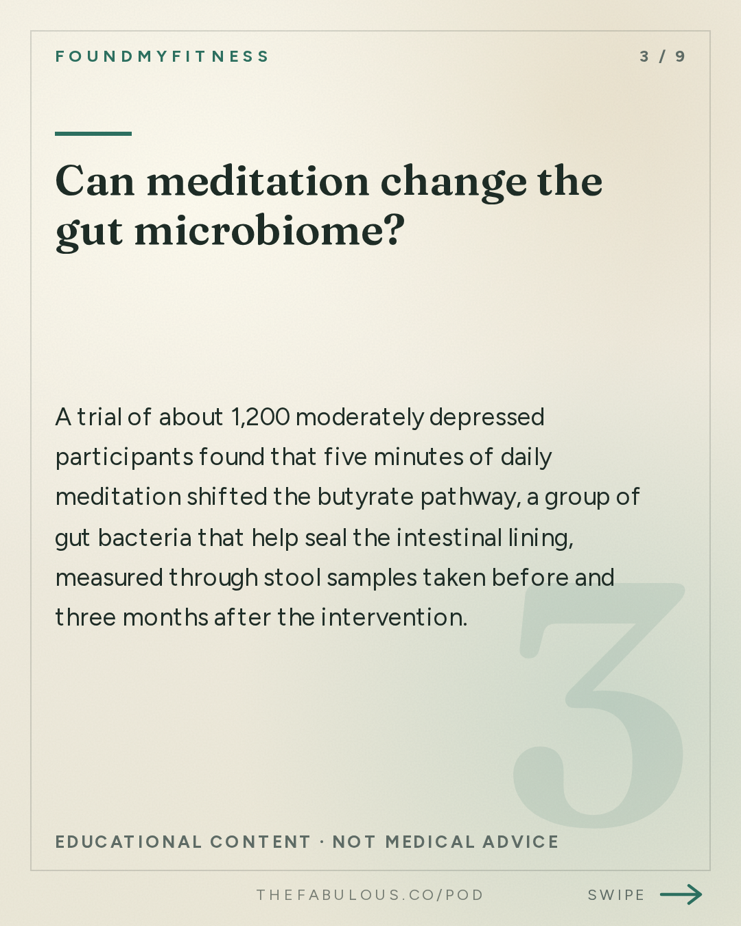 Can meditation change the gut microbiome? — FoundMyFitness: #114 How Meditation Rewires Your Brain, Gut, & Immune System | Dr. Richard Davidson