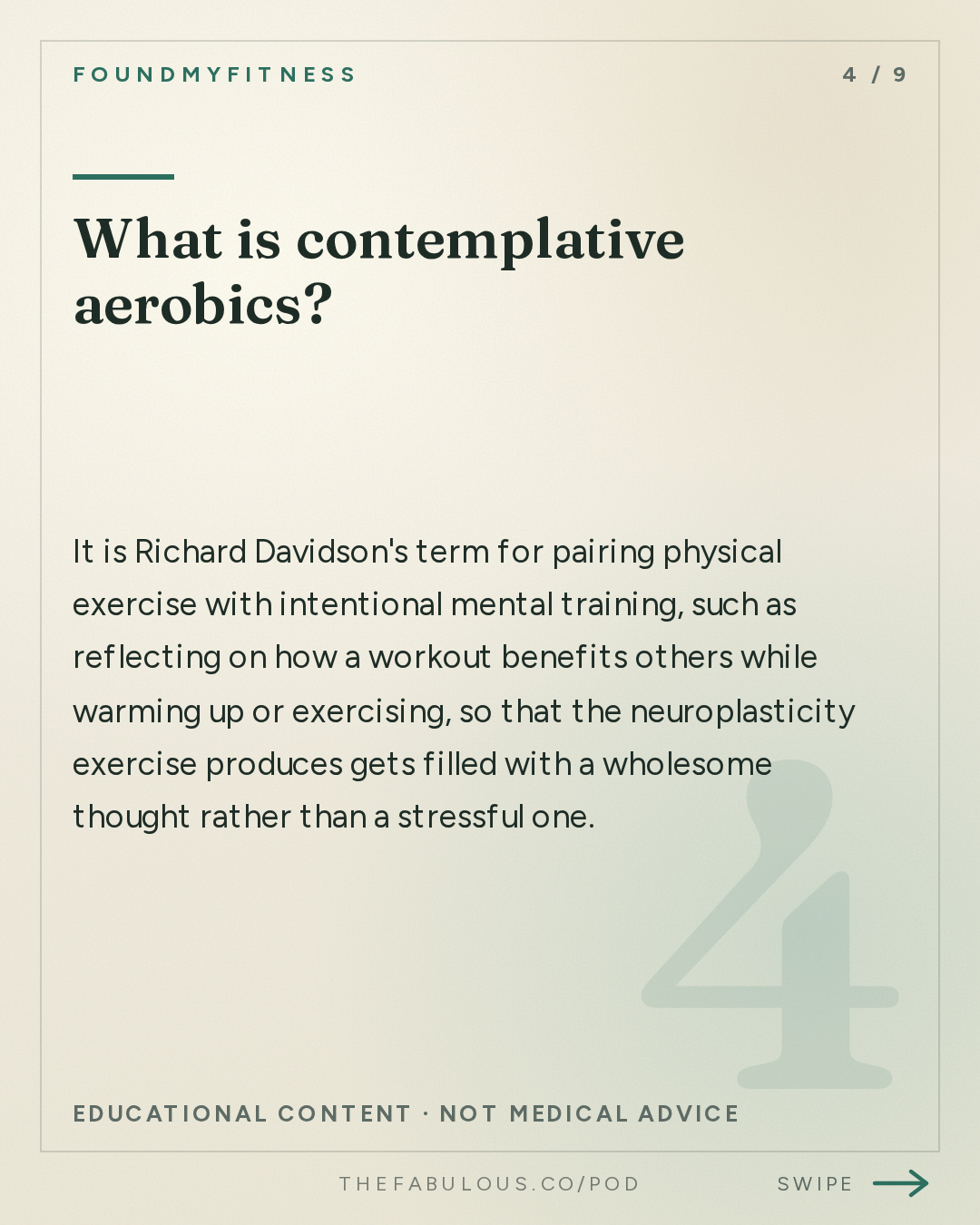What is contemplative aerobics? — FoundMyFitness: #114 How Meditation Rewires Your Brain, Gut, & Immune System | Dr. Richard Davidson