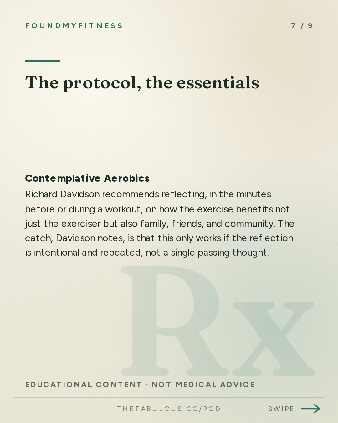 The protocol, the essentials — FoundMyFitness: #114 How Meditation Rewires Your Brain, Gut, & Immune System | Dr. Richard Davidson