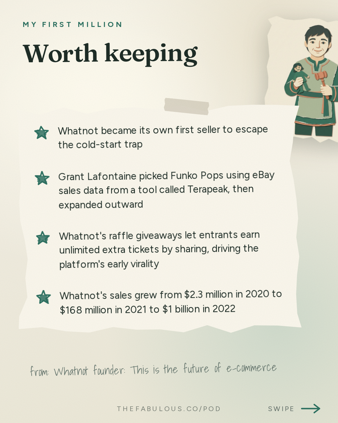 Worth keeping — My First Million: Whatnot founder: This is the future of e-commerce