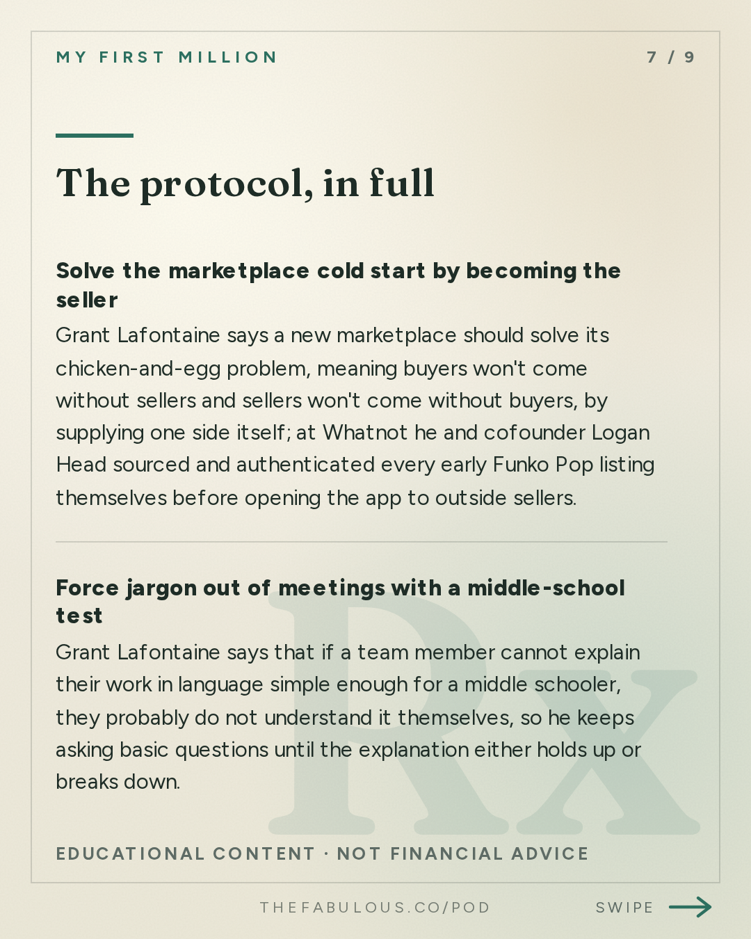 The protocol, in full — My First Million: Whatnot founder: This is the future of e-commerce