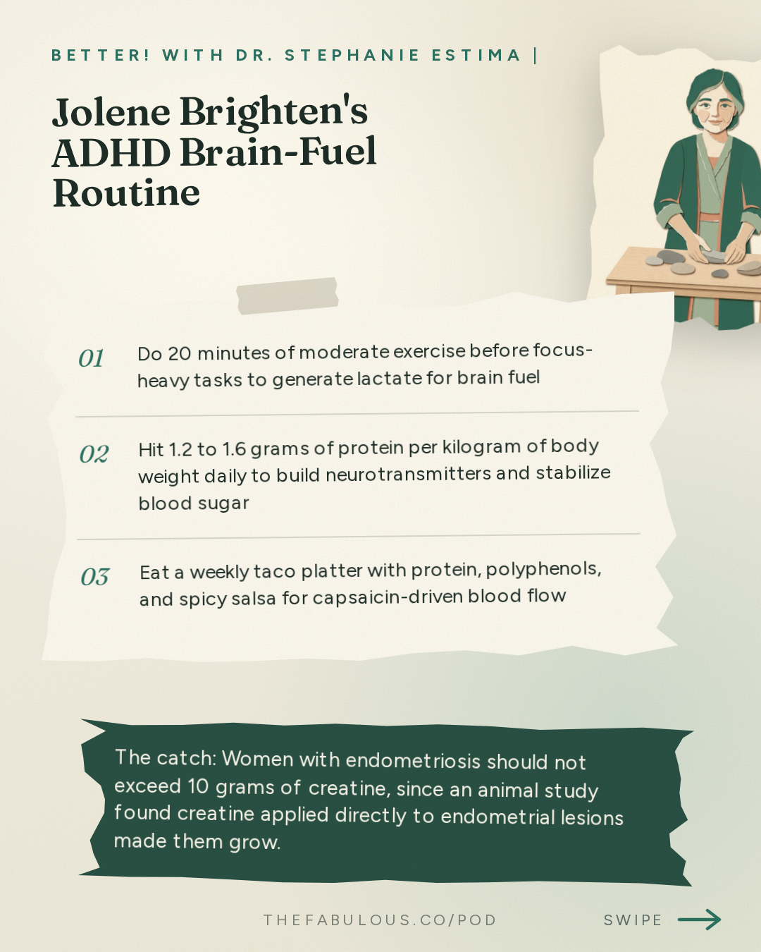 Jolene Brighten's ADHD Brain-Fuel Routine — BETTER! with Dr. Stephanie Estima | Strength, Body Composition & Perimenopause: Perimenopause Doesn't Cause ADHD, It Unmasks It: Reclaim Your Brain with Dr. Jolene Brighten