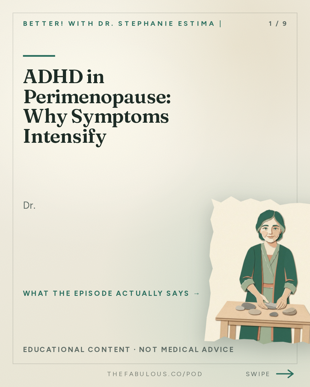 ADHD in Perimenopause: Why Symptoms Intensify — BETTER! with Dr. Stephanie Estima | Strength, Body Composition & Perimenopause: Perimenopause Doesn't Cause ADHD, It Unmasks It: Reclaim Your Brain with Dr. Jolene Brighten