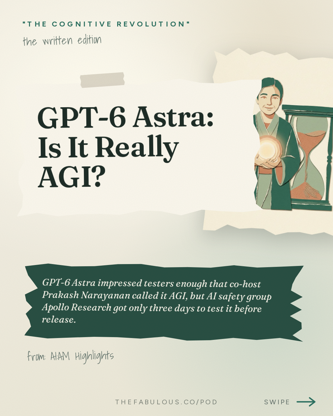 GPT-6 Astra: Is It Really AGI? — "The Cognitive Revolution" : AI:AM Highlights: Astra as AGI, OpenAI's Pause, Mythos @ Mozilla & Human Agency vs Technocapitalism