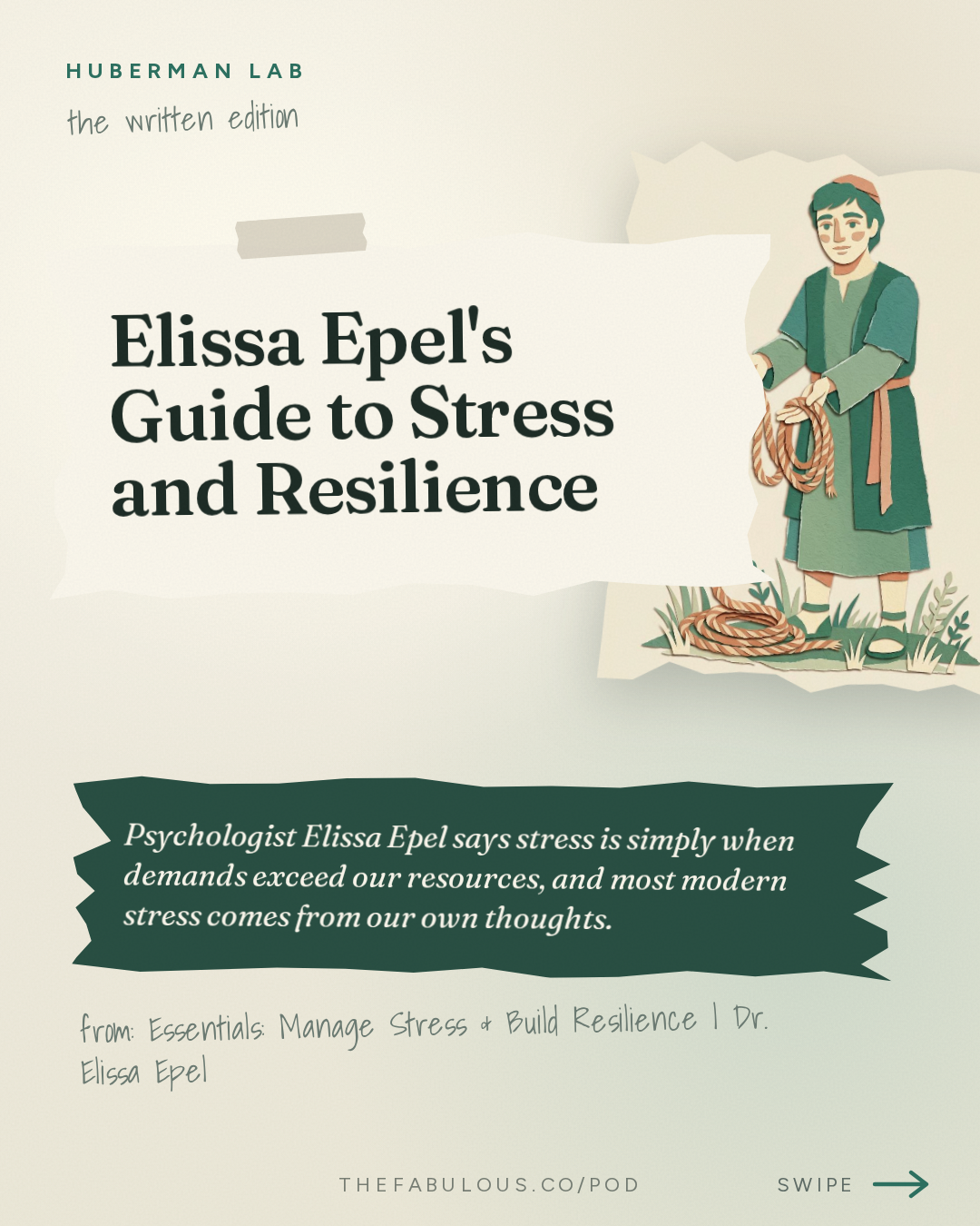 Elissa Epel's Guide to Stress and Resilience — Huberman Lab: Essentials: Manage Stress & Build Resilience | Dr. Elissa Epel