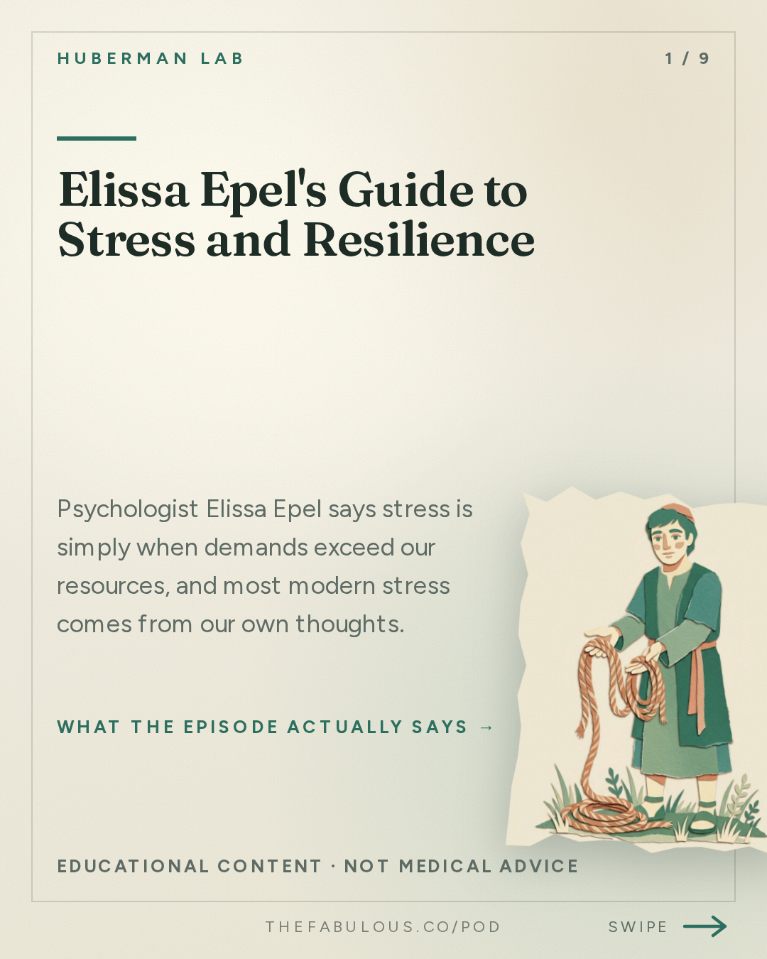 Elissa Epel's Guide to Stress and Resilience — Huberman Lab: Essentials: Manage Stress & Build Resilience | Dr. Elissa Epel