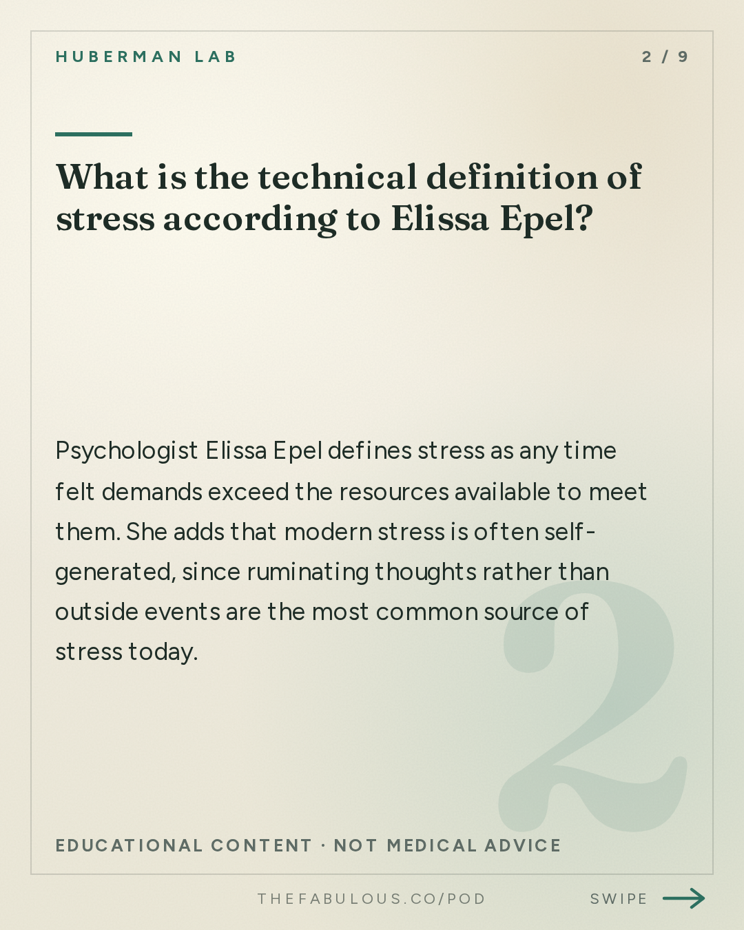 What is the technical definition of stress according to Elissa Epel? — Huberman Lab: Essentials: Manage Stress & Build Resilience | Dr. Elissa Epel