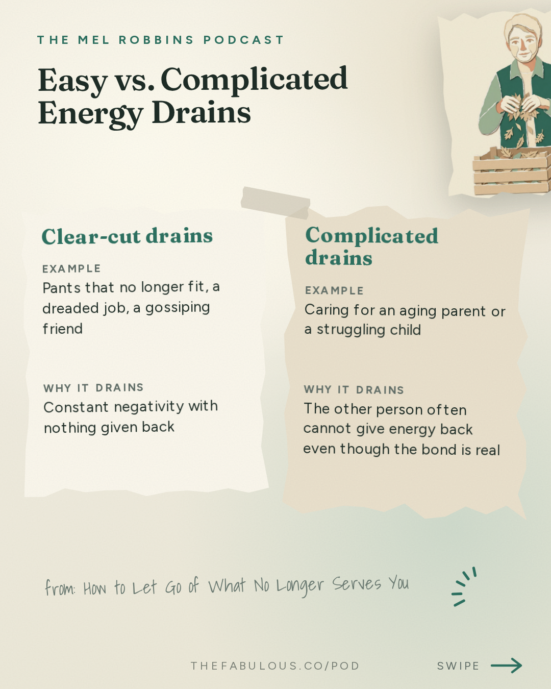 Easy vs. Complicated Energy Drains — The Mel Robbins Podcast: How to Let Go of What No Longer Serves You