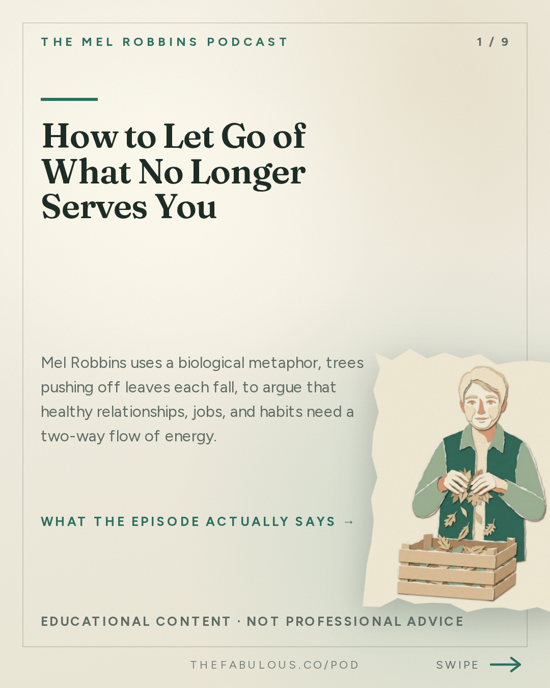 How to Let Go of What No Longer Serves You — The Mel Robbins Podcast: How to Let Go of What No Longer Serves You