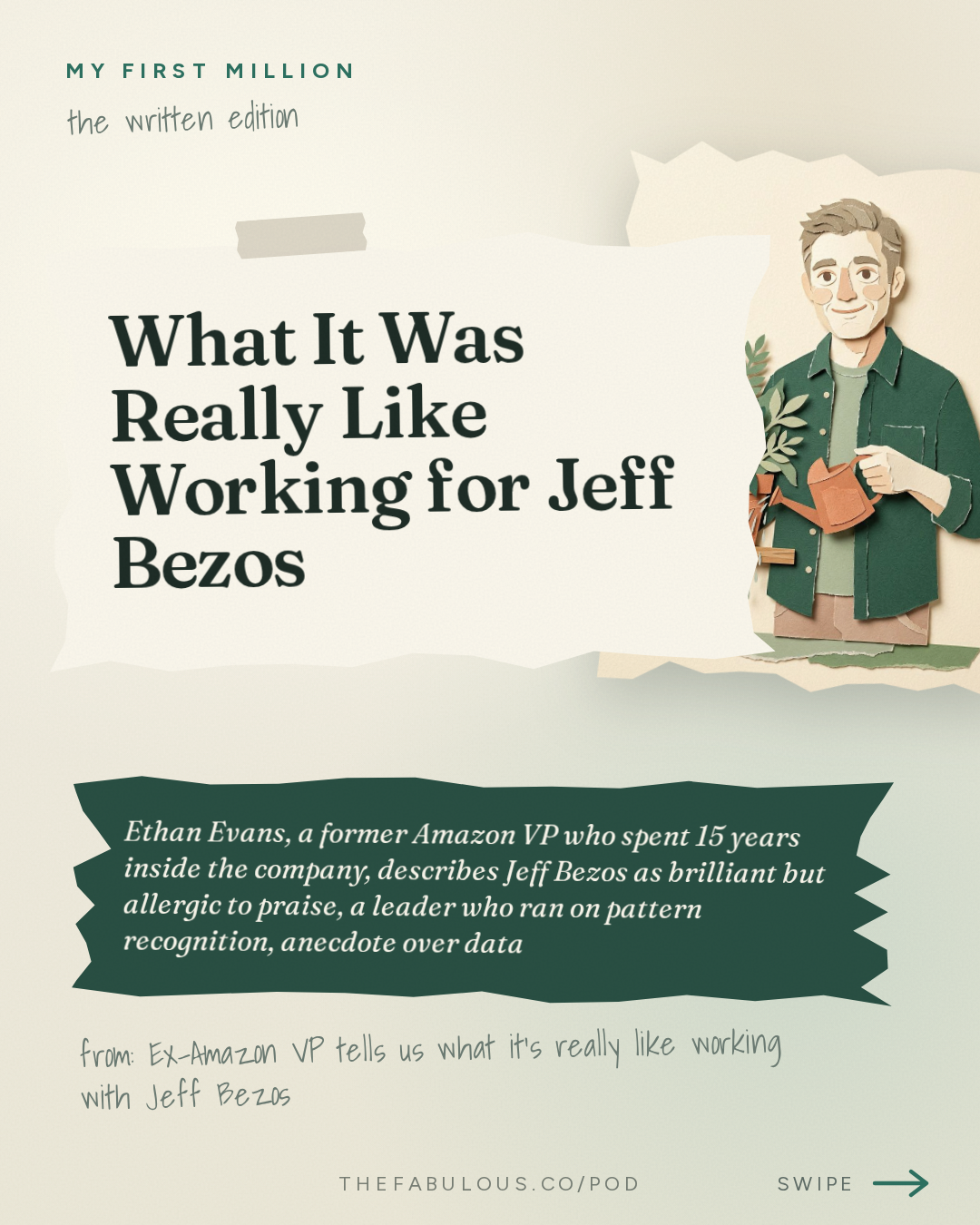 What It Was Really Like Working for Jeff Bezos — My First Million: Ex-Amazon VP tells us what it’s really like working with Jeff Bezos