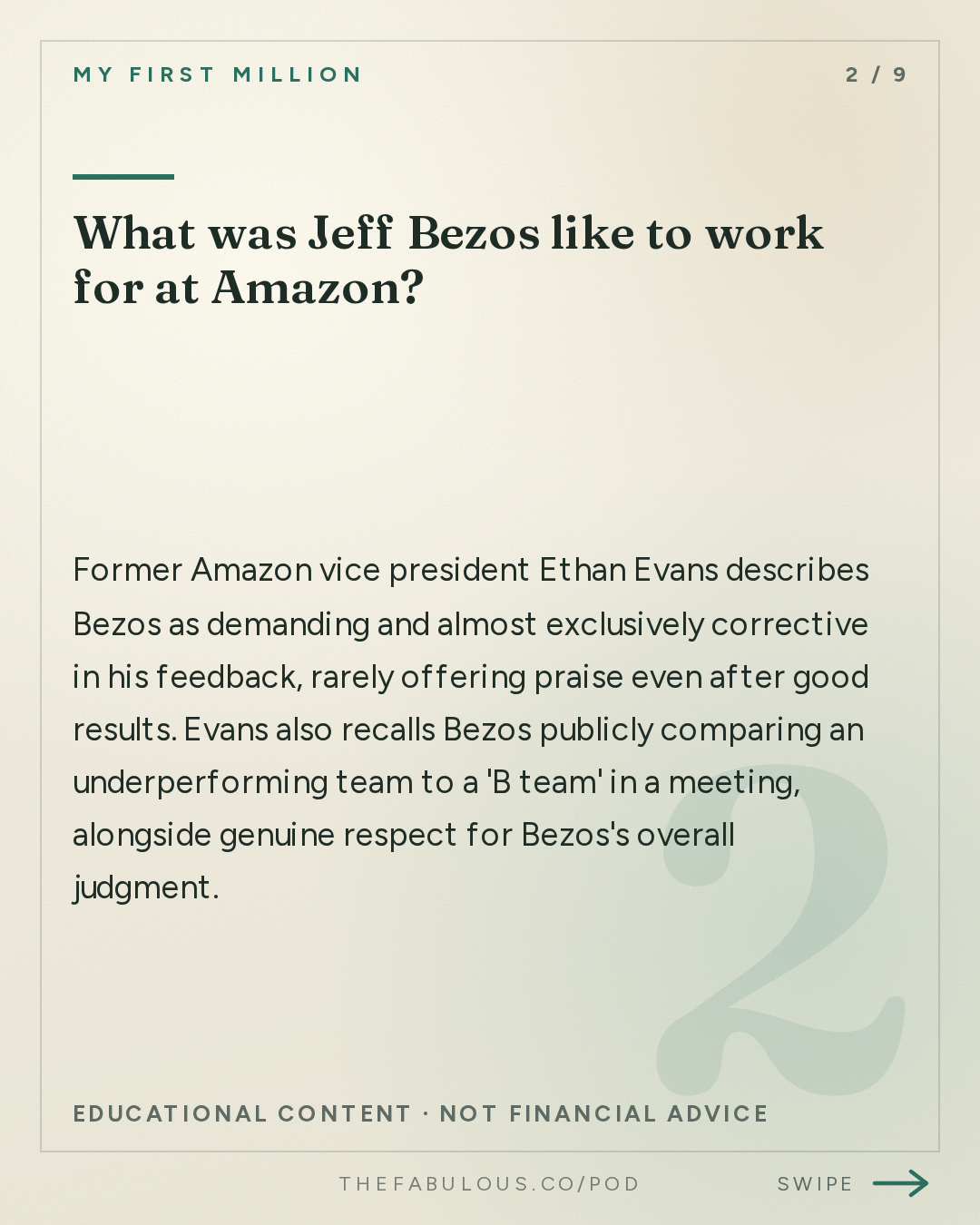 What was Jeff Bezos like to work for at Amazon? — My First Million: Ex-Amazon VP tells us what it’s really like working with Jeff Bezos