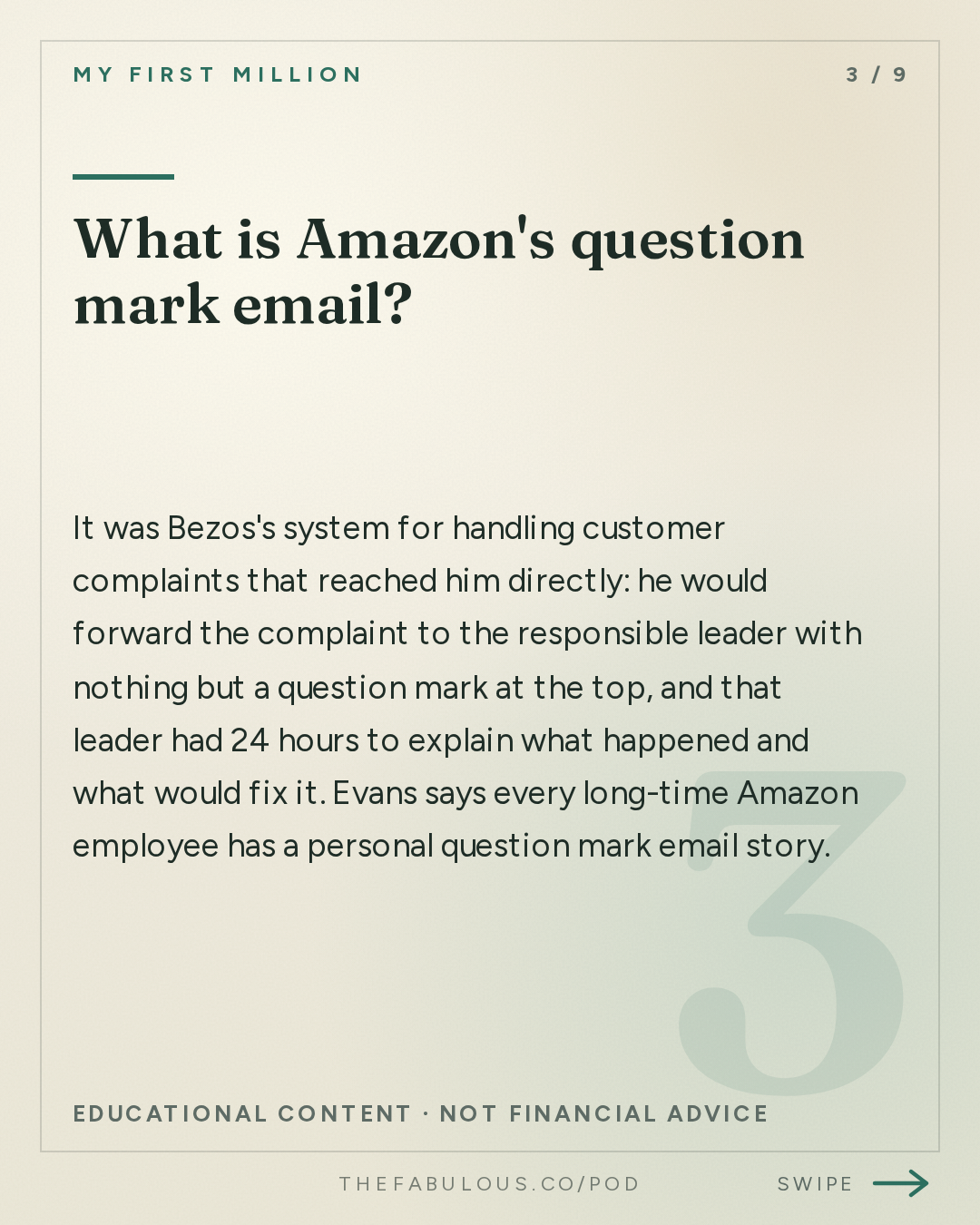 What is Amazon's question mark email? — My First Million: Ex-Amazon VP tells us what it’s really like working with Jeff Bezos