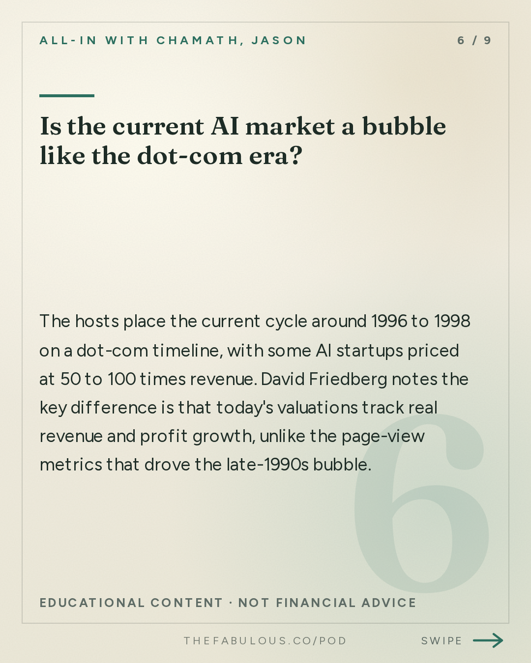 Is the current AI market a bubble like the dot-com era? — All-In with Chamath, Jason, Sacks & Friedberg: GPT-6 Hits AGI? Tech Euphoria 2.0, SF Mansion Shortage, NYC Bans AI in Schools & Venezuela Oil Deal