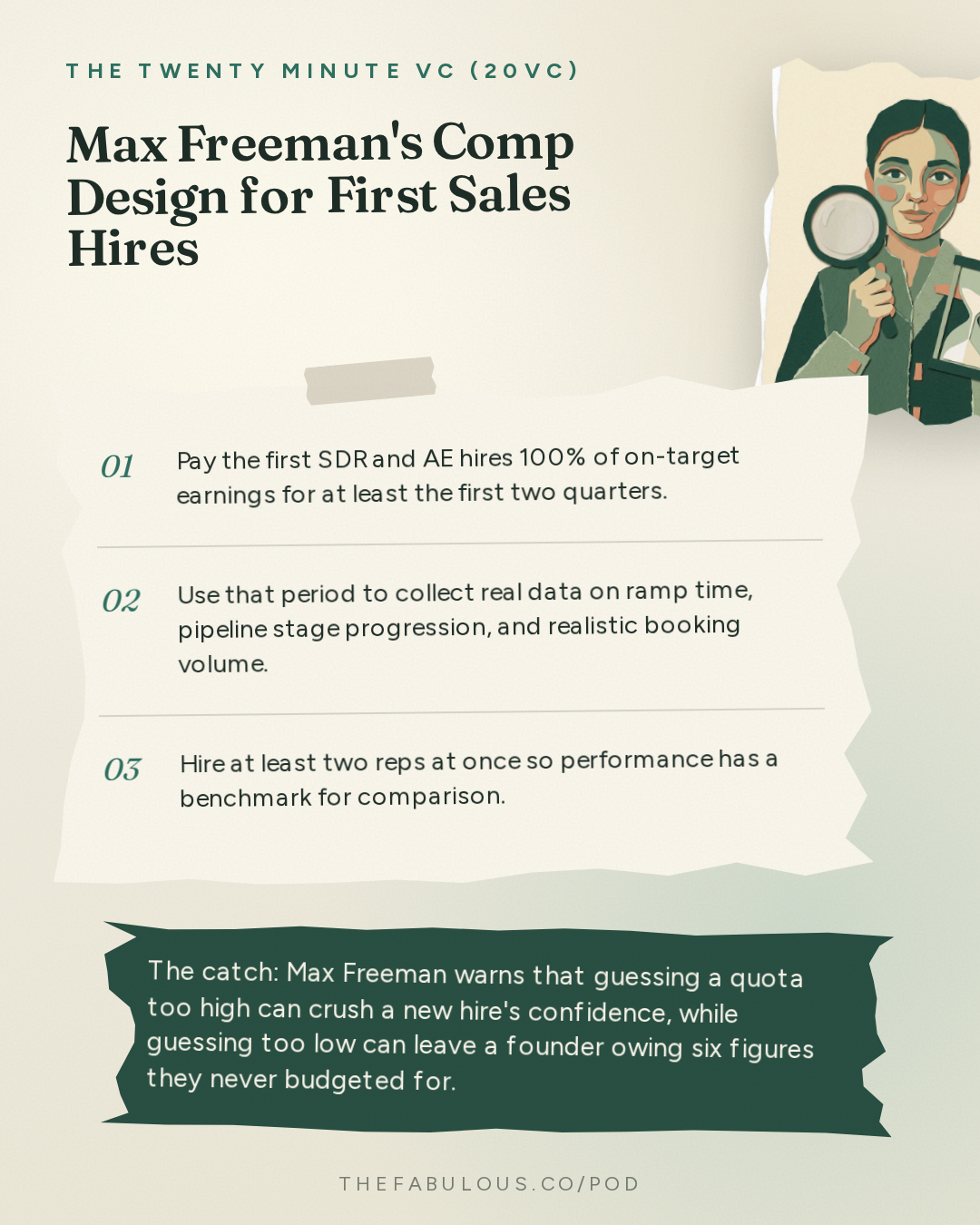Max Freeman's Comp Design for First Sales Hires — The Twenty Minute VC (20VC): Venture Capital | Startup Funding | The Pitch: 20Sales: Inside Ramp's Sales Playbook: How to Build a $1.7BN ARR Sales Machine with Max Freeman, SVP Sales @ Ramp
