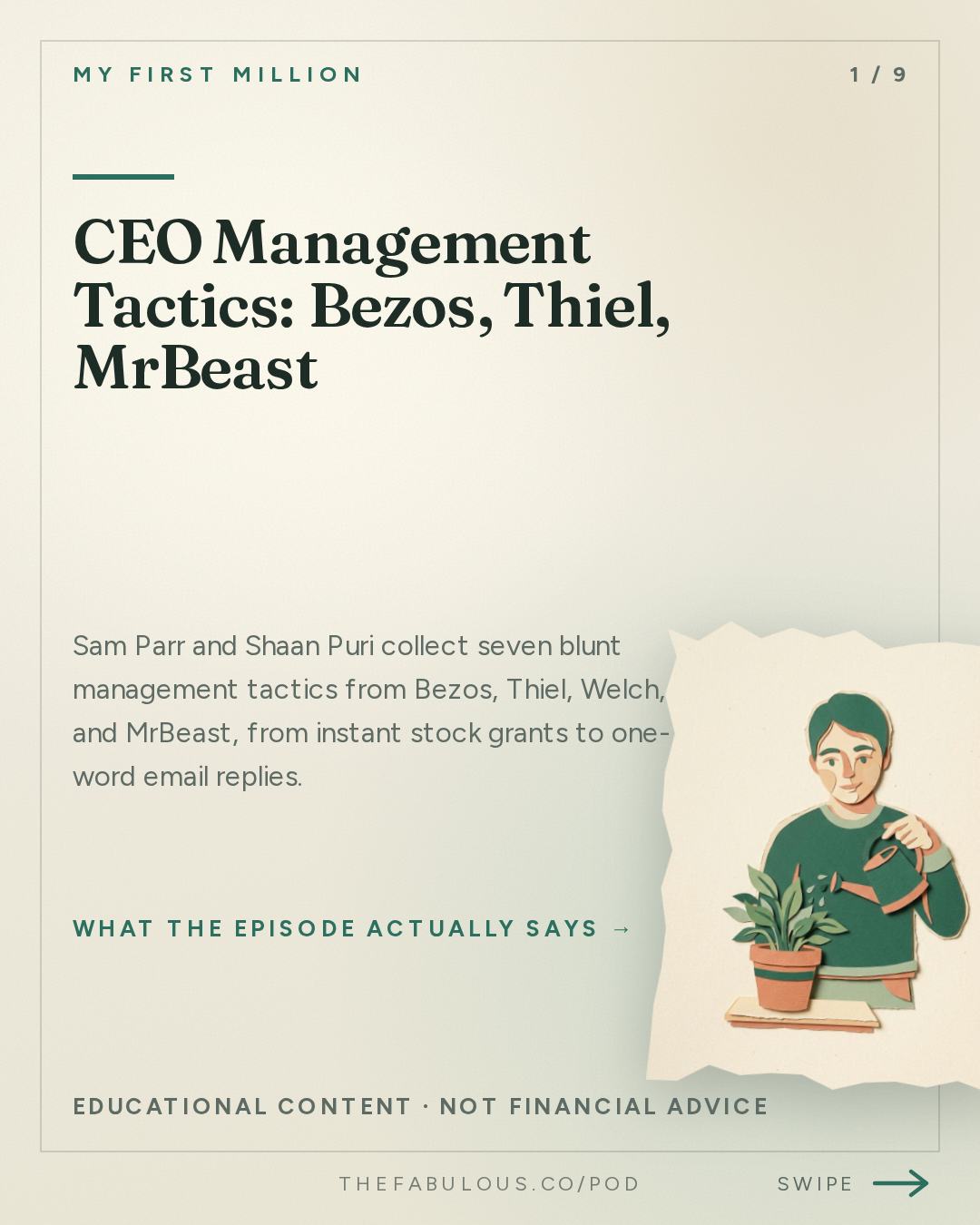 CEO Management Tactics: Bezos, Thiel, MrBeast — My First Million: 7 things MrBeast, Bezos & Thiel do that you don’t