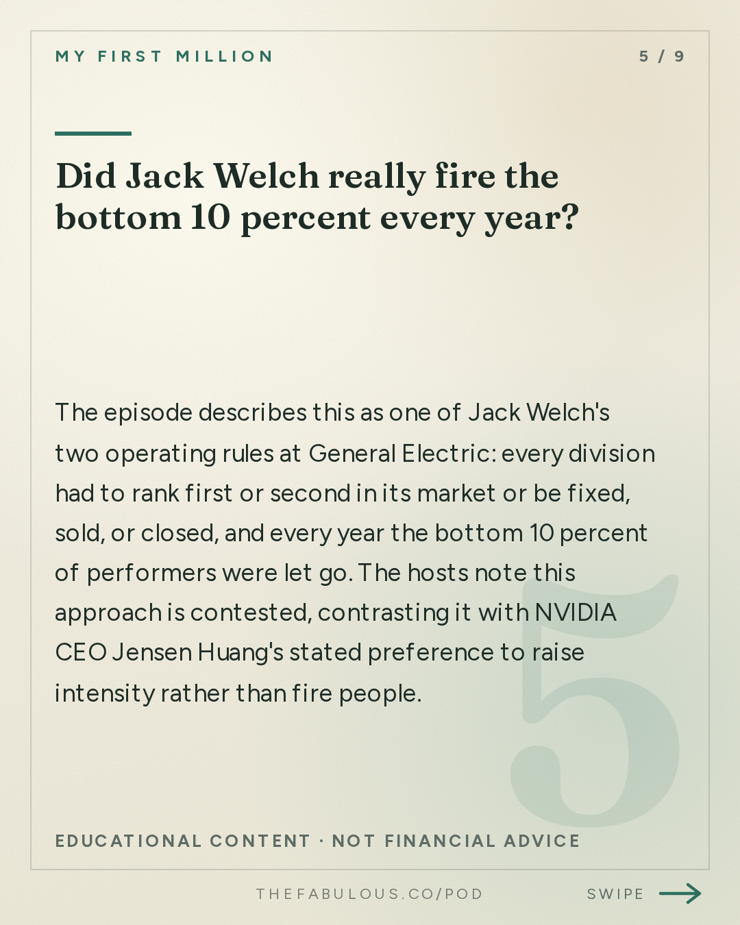 Did Jack Welch really fire the bottom 10 percent every year? — My First Million: 7 things MrBeast, Bezos & Thiel do that you don’t