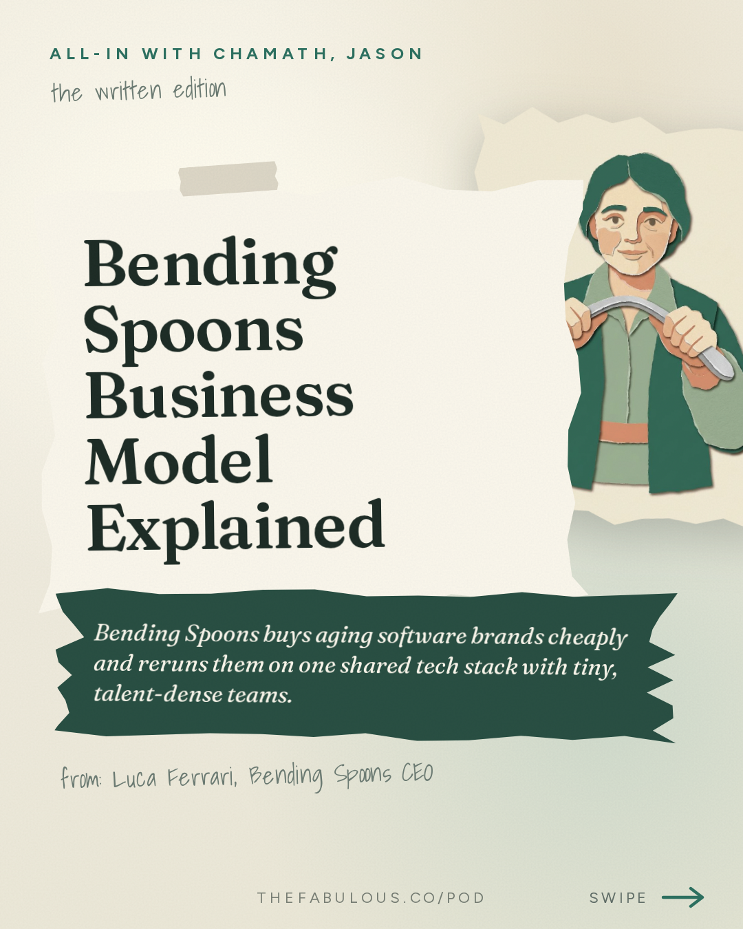 Bending Spoons Business Model Explained — All-In with Chamath, Jason, Sacks & Friedberg: Luca Ferrari, Bending Spoons CEO: The $40K Origin Story, Buying Product-Market Fit & Why Private Equity Can't Compete