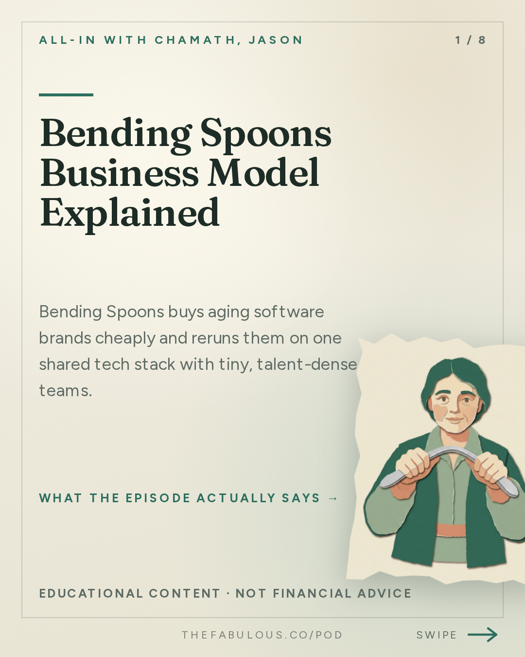 Bending Spoons Business Model Explained — All-In with Chamath, Jason, Sacks & Friedberg: Luca Ferrari, Bending Spoons CEO: The $40K Origin Story, Buying Product-Market Fit & Why Private Equity Can't Compete