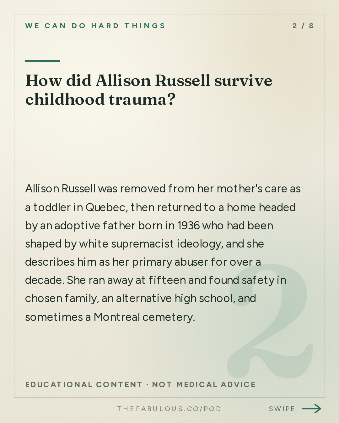 How did Allison Russell survive childhood trauma? — We Can Do Hard Things: (BEST OF) How to Heal with Allison Russell