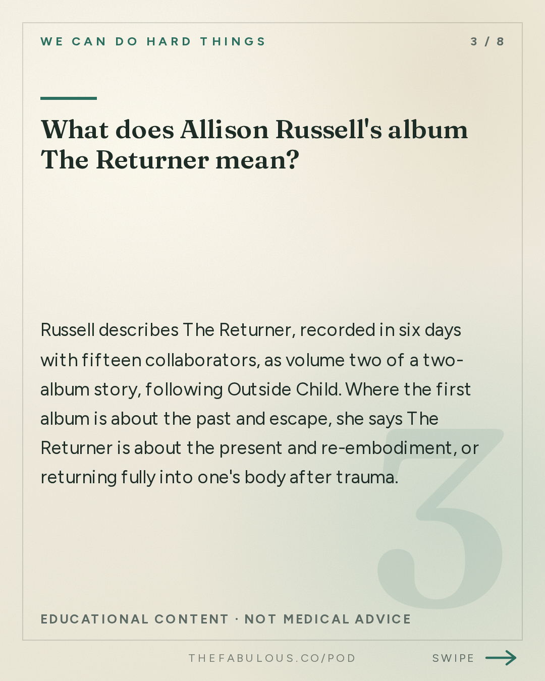 What does Allison Russell's album The Returner mean? — We Can Do Hard Things: (BEST OF) How to Heal with Allison Russell