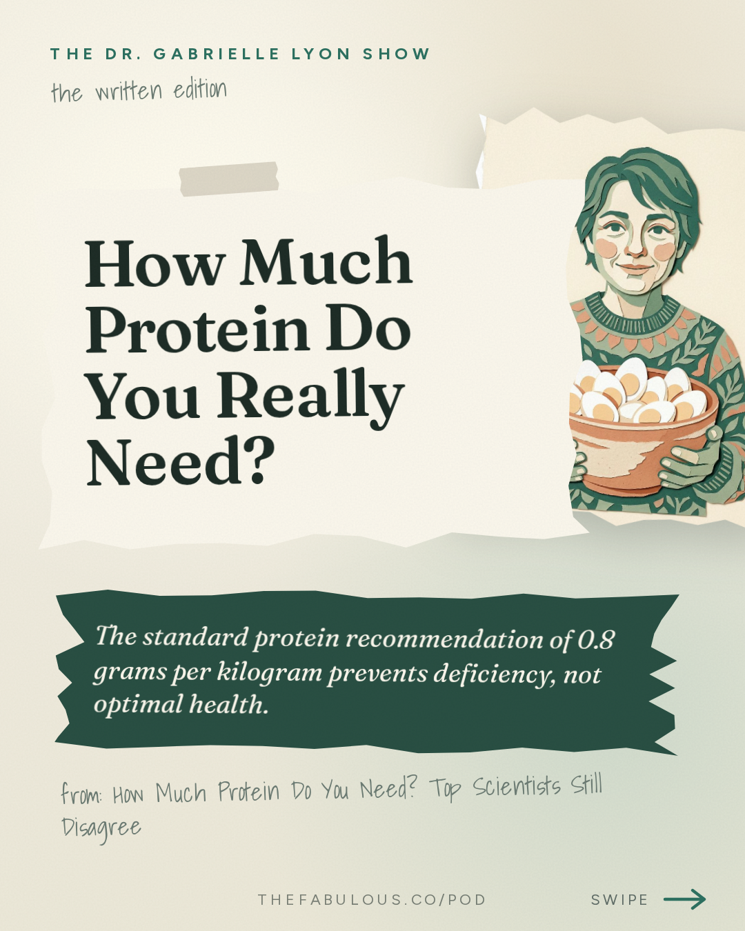 How Much Protein Do You Really Need? — The Dr. Gabrielle Lyon Show: How Much Protein Do You Need? Top Scientists Still Disagree